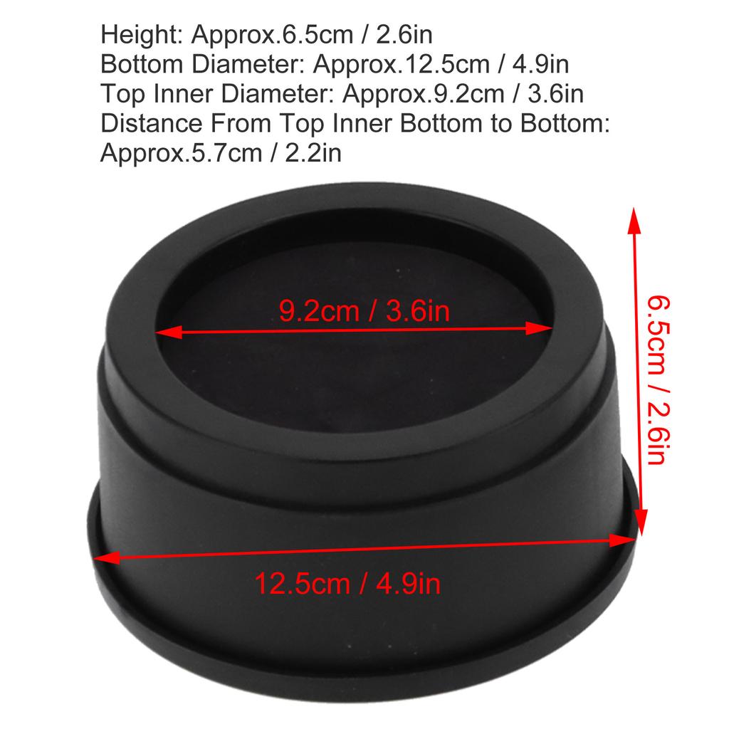 4PCS Round Furniture Feet Mat Rubber Sponge Plastic NonSlip Risers Lifts Height Floor Protector