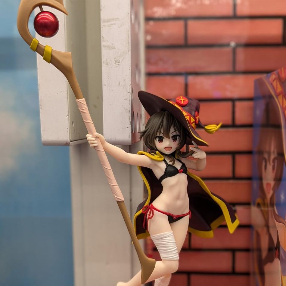 Anime God's Blessing on This Wonderful World 23cm Megumin Action Figure Cute Figurine For Girls Christmas/Halloween Gifts