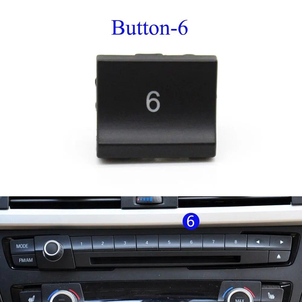 Dashboard Console Air Conditioning AC Vent CD Player Control Cap AC Button Key Replacement For BMW F20 F21 F22 F30 F35 F34 F36