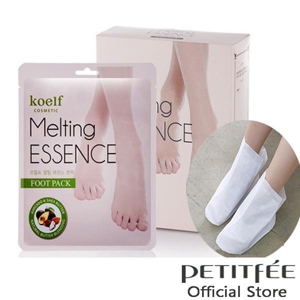 Petitfee Koelf დნობის ესენციის ფეხის ნიღაბი 10 ცალი ავთენტური მაღაზია