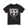 Baseball Papa Shirt, Baseballschläger Sportliebhaber Spieler Vatertag Vintage Shirt