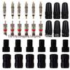 Tire Valve Core Tool Kit: 26-Piece Set with American/French Adapters, Valve Caps, and Bike Pump Accessories