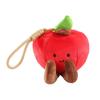 Creative Eggplant & Mushroom Vegetable Plush Doll with Red Umbrella - Cute Pendant Gift