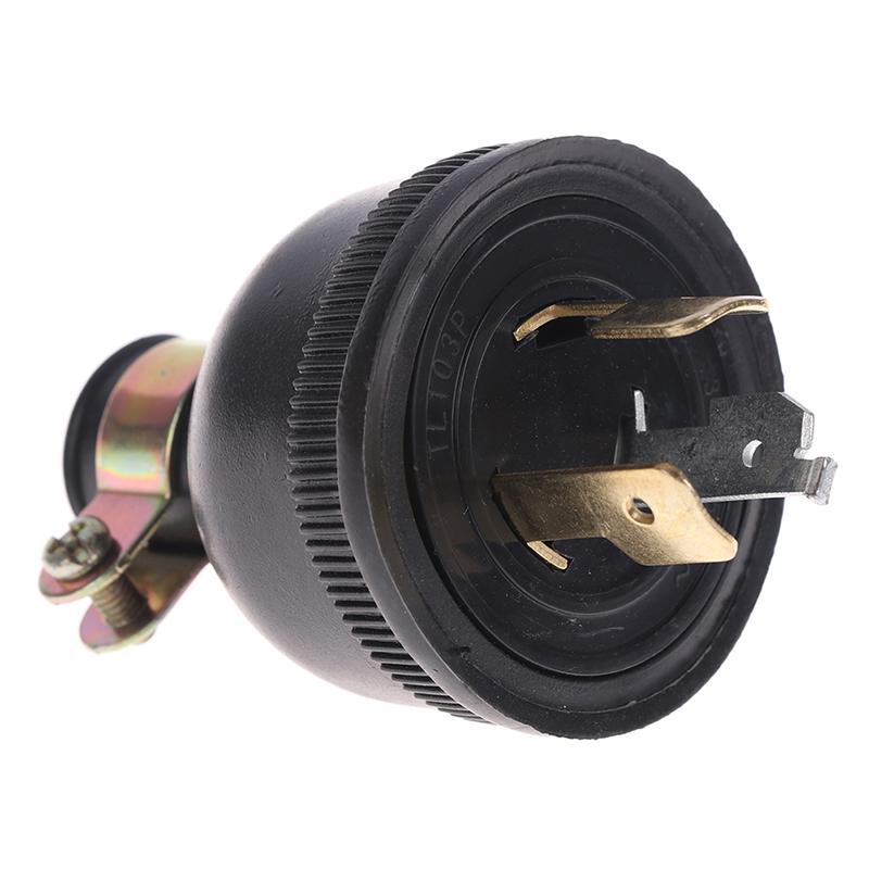 2.5Kw Generator Plug Anti-Loose Plug 168F/170F Anti-Off Three-Pole Plug Gx160