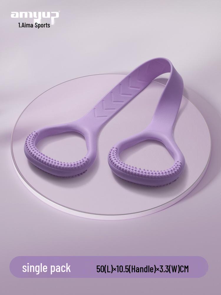 Women's 8-Shaped Resistance Band for Back Training & Yoga - Enhance Flexibility & Strengthen Back Muscles with This Home Fitness Essential.