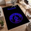 V-VOLCOM (1) Personalized Name Office Carpet Stylish Decor for Living Room Bedroom Kitchen