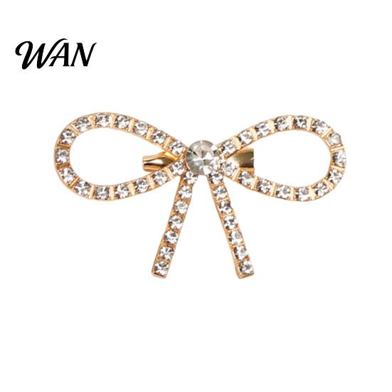 Oxidation-proof Pin Bowknot Design Brooch for Women, Faux Pearl Rhinestones Inlaid Lapel Jewelry Pin, Versatile Accessory Sweaters Collars Hats