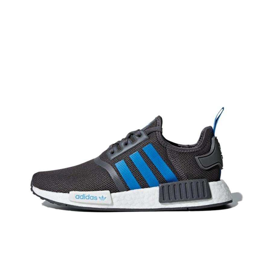 Adidas NMD R1 Grey Five Bright Blue Молодежные D96688 36⅔