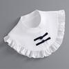 Cotton Shirt Fake Collar Classic Blouse False Collar Fashion Lapel