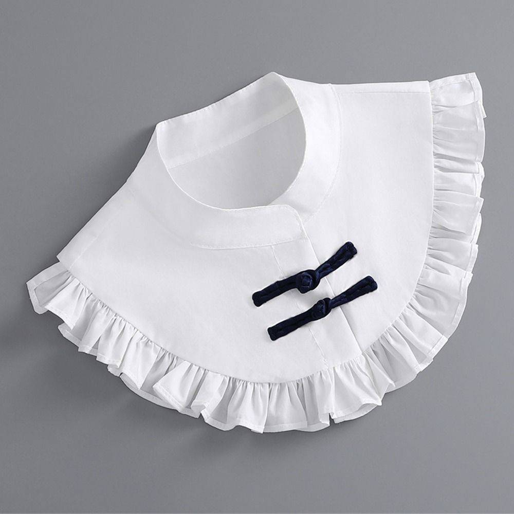 Cotton Shirt Fake Collar Classic Blouse False Collar Fashion Lapel