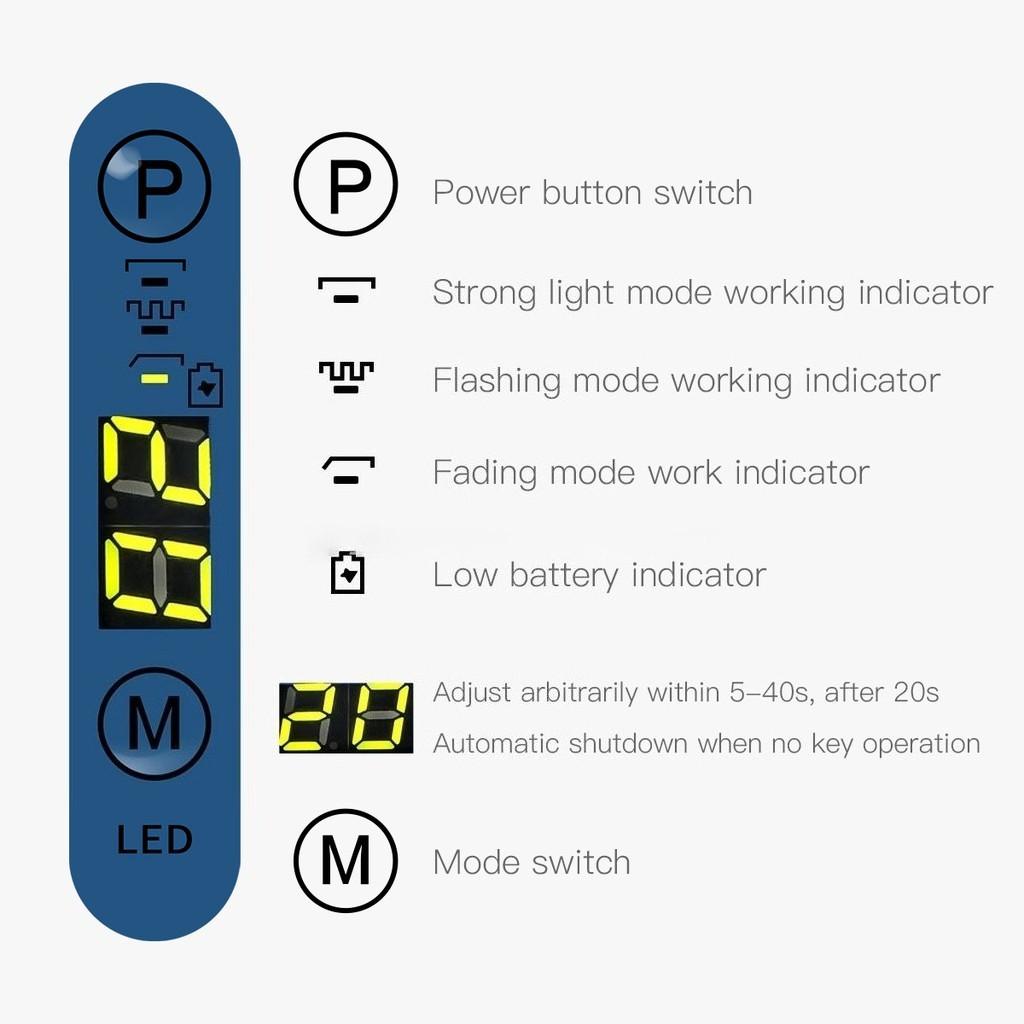 2000mw Oral Material Curing Tool Cordless Portable Dental LED Cure Curing Light Handheld Dental Restoration Equipment