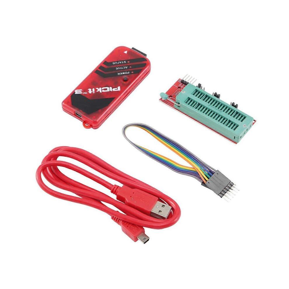 PICKIT3 Programmer + PIC ICD2 PIC Kit 2/3 Programming Adapter Universal Programmer Seat FZ0508