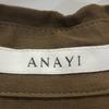 ANAYI [10211714340] Cotton Sheer Shirt Dress 36 BrownUsed