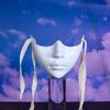Masquerade Mask Beauty Mask Mechanical Half Face Mask Party Mask Halloween Cosplay Mask for Women Men Aesthetics Mask