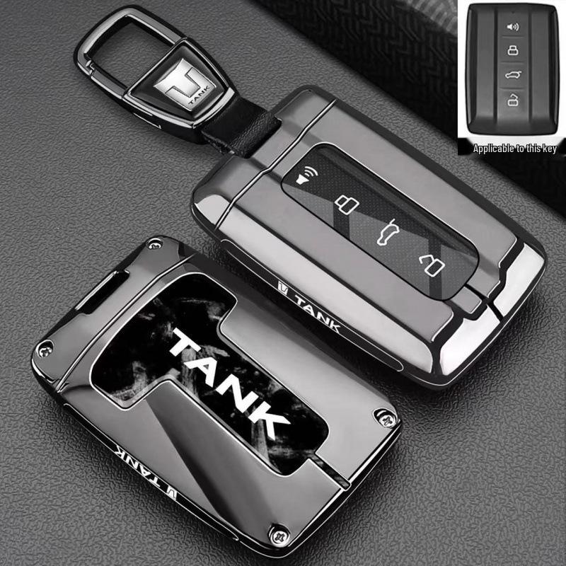 Tank 300/Hi4T/400/500/700 Key Case Shell with Buckle for New Energy Vehicles