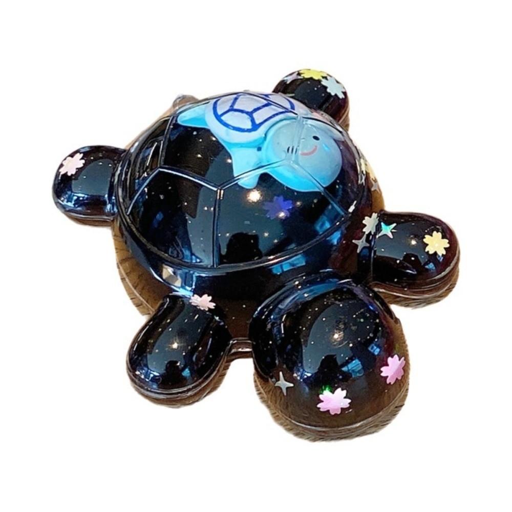 Creative Cartoon Turtle Toy Flash Flowing Sand Miniature Tortoise Statue Tabletop Ornaments