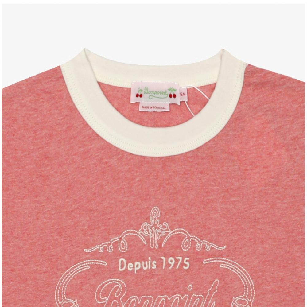 Bonpoint Girl S Short Sleeve Tee Emma S05gtSk00002