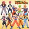 Anime Dragon Ball Z Super Saiyan Son Goku Broly Vegeta Anime Action Figure Model Gifts Collectible Figurines for Kids