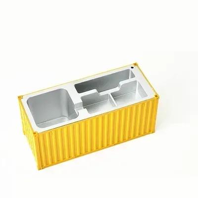 

Customizable Model Shipping Container Pen Holder Artistic Storage Box Gift Idea For Office Supplies And Stationery