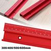 Aluminum Alloy 45 Type T-Track T-Slot Miter Track Fixture For Saw Router Slider Table 300/400/500/600mm Woodworking Tools