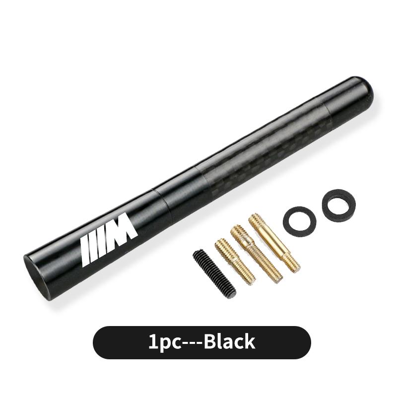 AAAQP1 Carbon Fiber Car Short Antena Radio FM Metal Receive Accessories For BMW Performance M E87 E30 E46 E28 F35 G20 E93 F20 X3 X