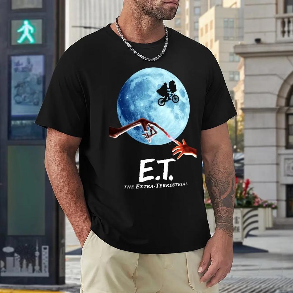 Harajuku The Extra Terrestrial Film Font Essential For Sale Y T-shirt  Movement Tees Unique Funny Novelty Travel USA Size