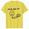 Funny Brain Graphic T-shirts for Women Plz Use It Brain Tops Short Sleeve Tees Harajuku Hip Hop Ulzzang Tshirts Female Clothing