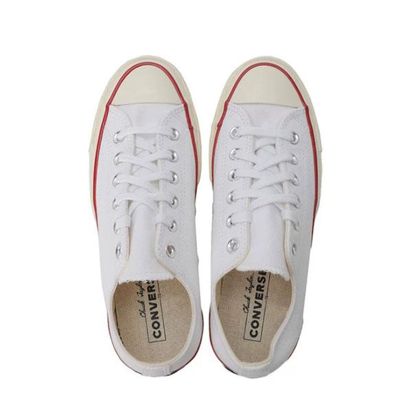 Converse 1970er Chuck Low Top All Star Serie Vulkanisierte Schuhe Unisex Sneaker Weiß A162065C
