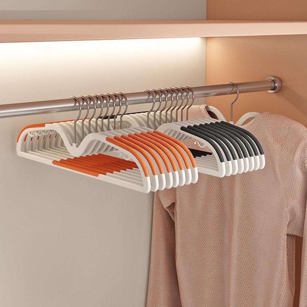 Coat Hanger 10-pieces Non-Slip Short-Necked Dresser Drying Rack Coat Hangers For Closet For Room Bedroom Dorm Apartment College