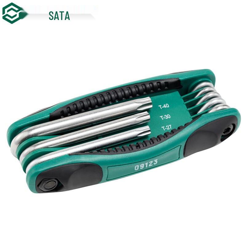 SATA 8-Piece Star Torx Hollow Hex Key Set