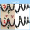 2m Glitter Spesso 65ftx90mm Decorazione Albero di Natale Ghirlanda di Natale Fiocco
