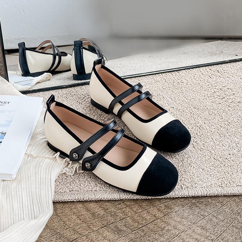 

Модные Мэри Джейн на двойной липучке, 2025, женские, бежево-серебристые, комбинированные, балетки, для подружки невесты, с круглым носком, весенняя обувь для дам 35 абрикосовый