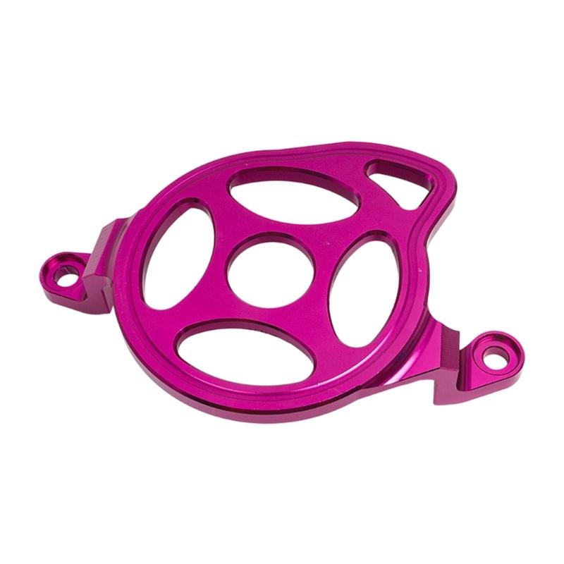 Vented Aluminum Motor Guard Cover for Electric Dirt Bikes, Lower Motor Plate with Debris Contact Deflection Layout Detail