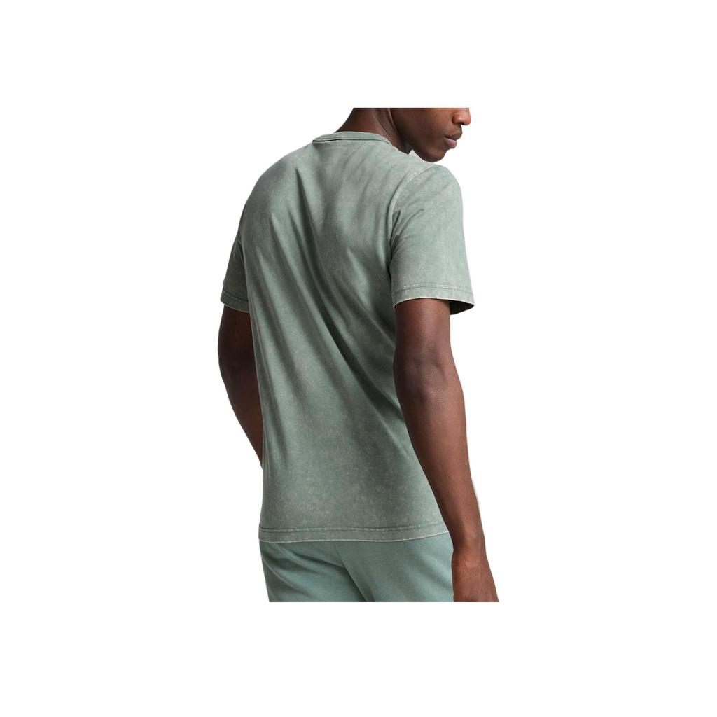 Puma Round Neck Comfortable Simple Casual Short Sleeve T-Shirt Men Tops Fog-Blue 687515-30