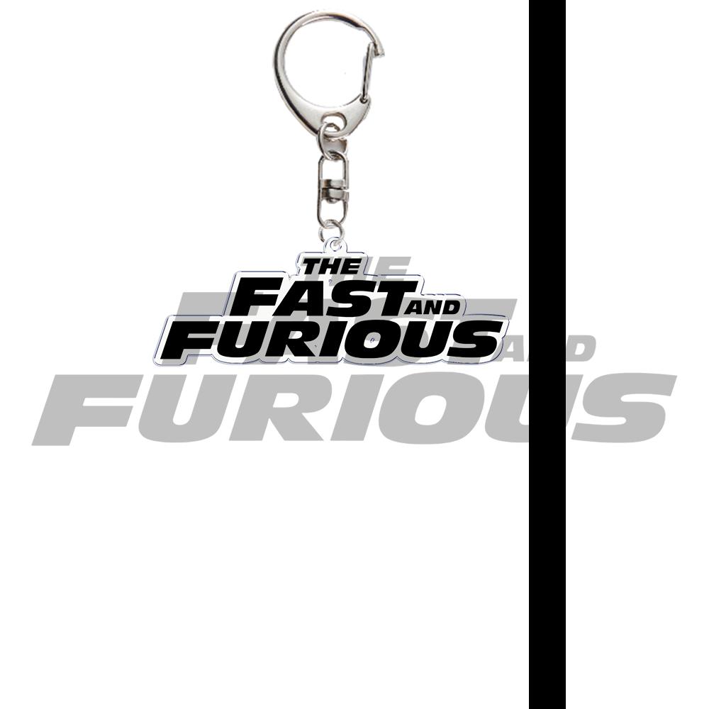 The Fast Keychain for Bag Pendant Fashion Furious KeyRing Gifts Jewelry Accessories Gifts for Friends
