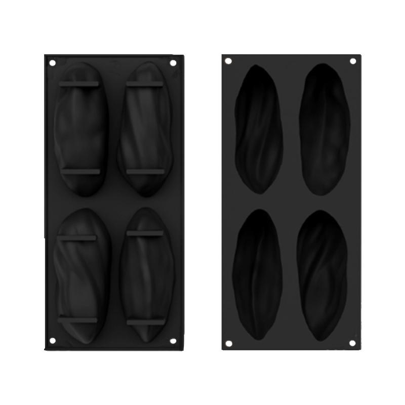 Innovative Silicone Mold 4 Cavity For Exceptional Pistachio Mousse and Dessert Baking