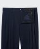 MUSINSA STANDARD Three-Puck Semi-Balloon Slacks [Navy]