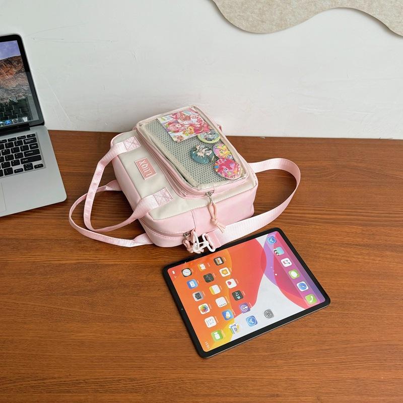 New cute versatile portable pain bag Japanese two-dimensional transparent female student shoulder messenger bag casual bag