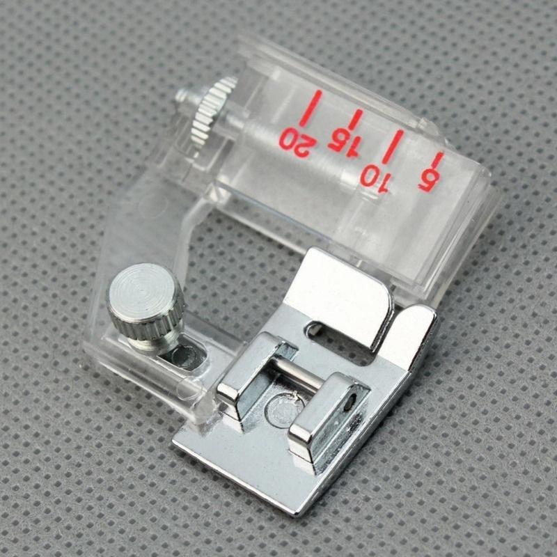 1pcs Multi Functional Zipper Bag Fabric Strip Presser Foot, Home Electric Sewing Machine Accessory, Sewing DIY Edging Zipper Universal Presser Foot