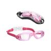 Children's Professional Racing Swim Goggles Flat Lens Waterproof Anti-Fog Swimming Glasses for Competitive Training and Recreational Use