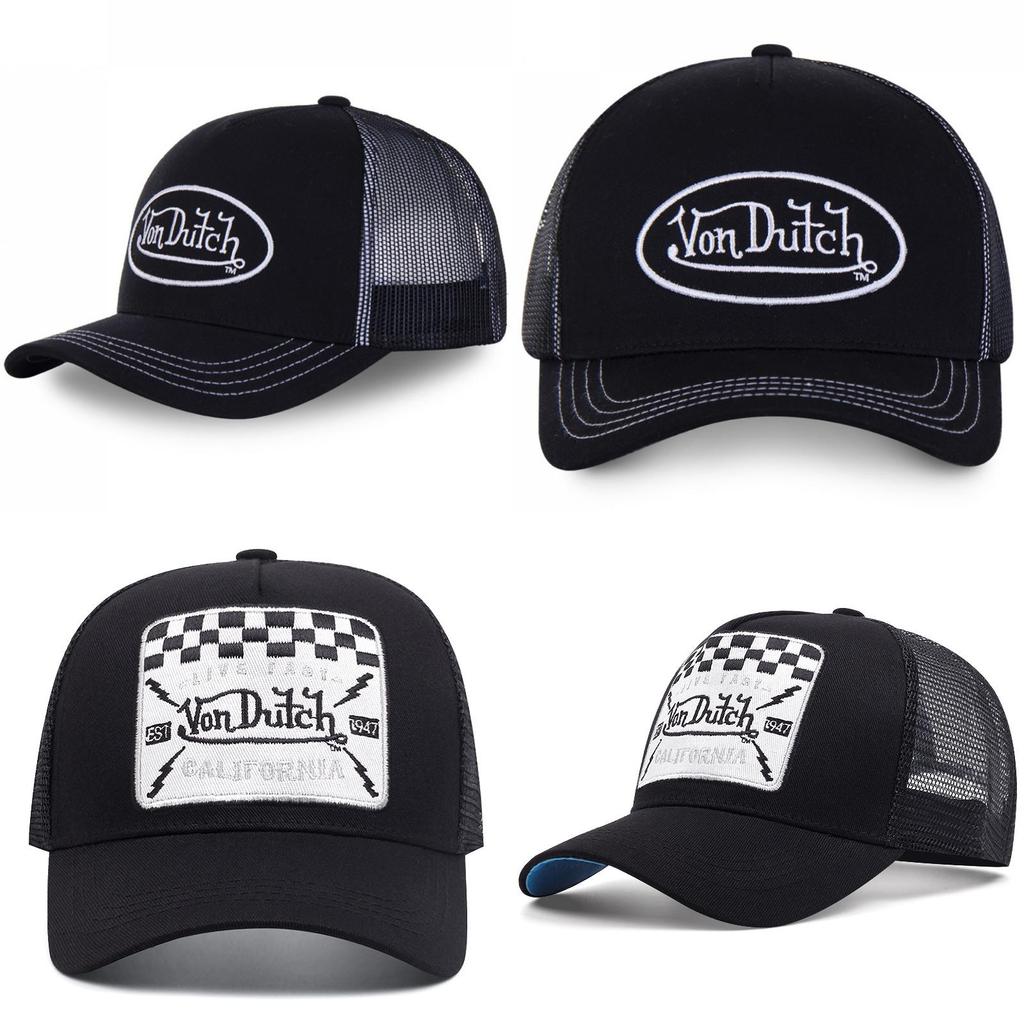 Șapcă de baseball Vondutch de vară elegantă cu bumbac respirabil și broderie colorată