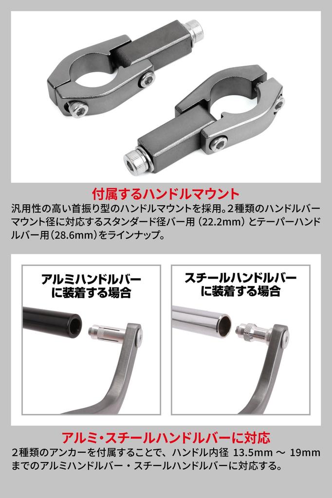 ZETA RACING Armor for Standard Diameter Compatible Handlebar Inner Diameter Aluminum Dirtfreak F5279 Handguards, Straight, Black, (22.2mm) Handlebars,