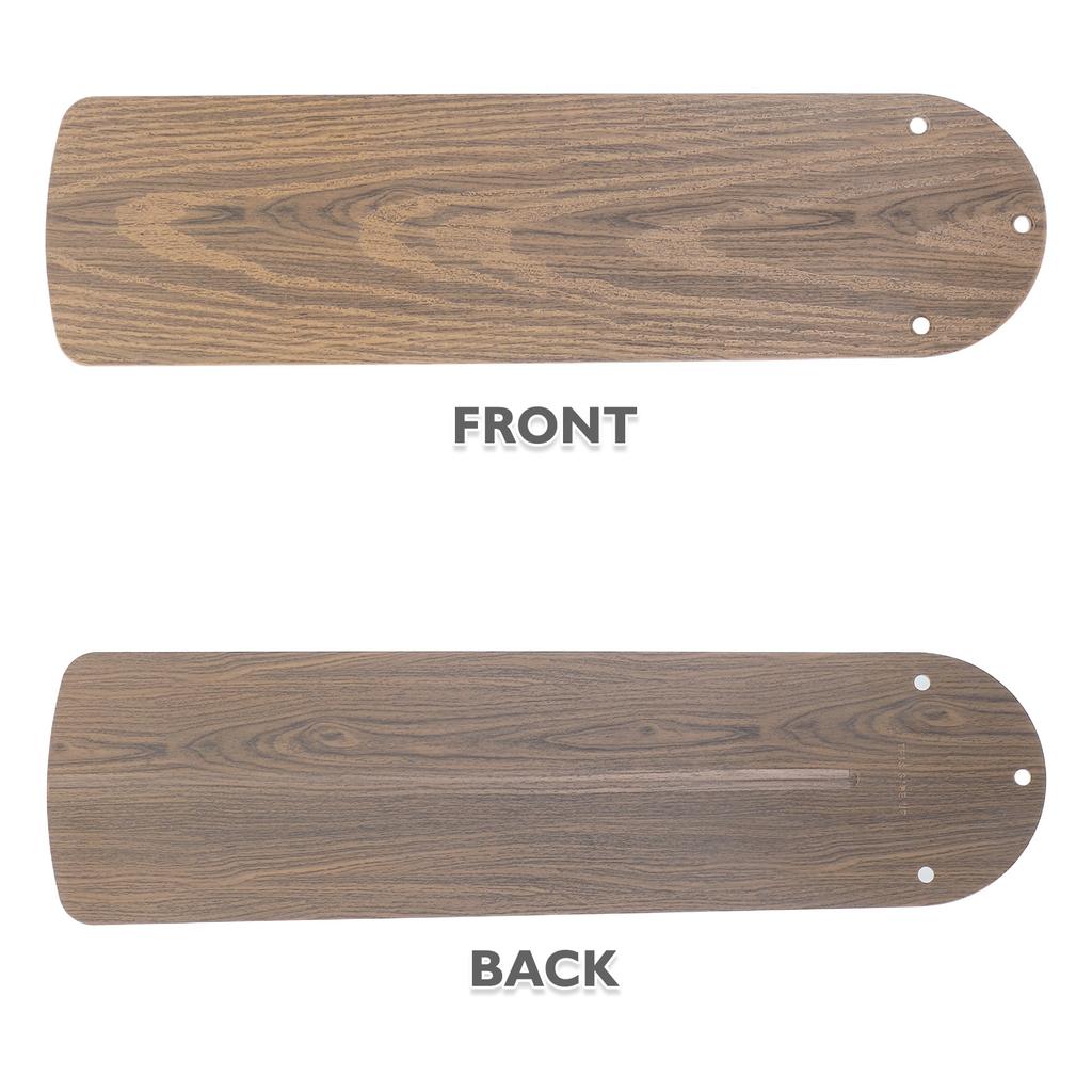Plastic Ceiling Fan Blade Replacement Wood Grain Pattern Easy to Install for Home Office School Industrial Use