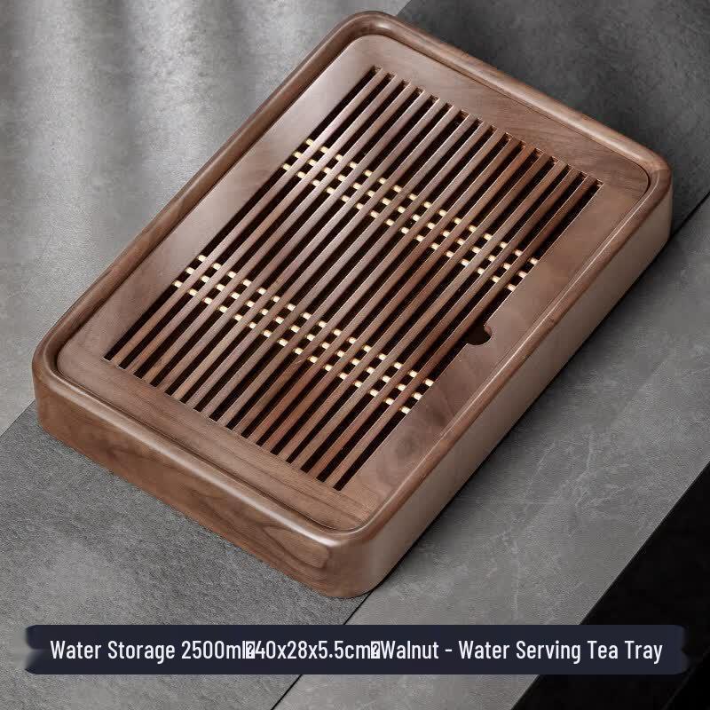 Youluo Black Sandalwood Rectangular Tea Tray