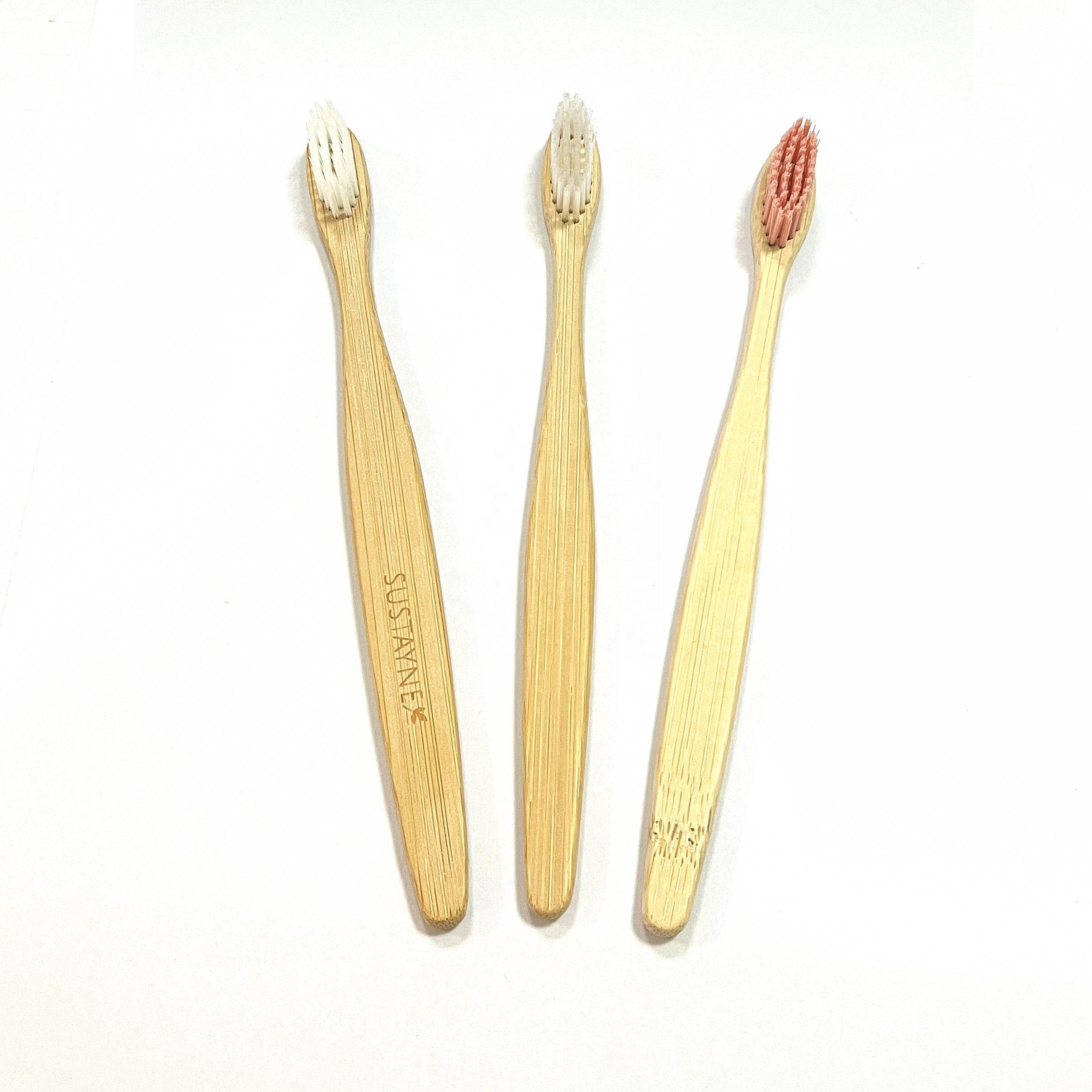 For Adult Soft Bristle Disposable Toothbrush Home Use Regular Size Packed in Individual 60g for Kraft Paper Bag
