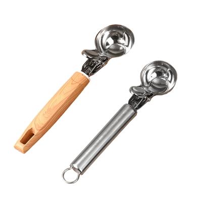 Ice Cream Scoops Rustproof Scooper Press Style Stainless Steel Digger Multifunctional Tool For Parties And Restaurants