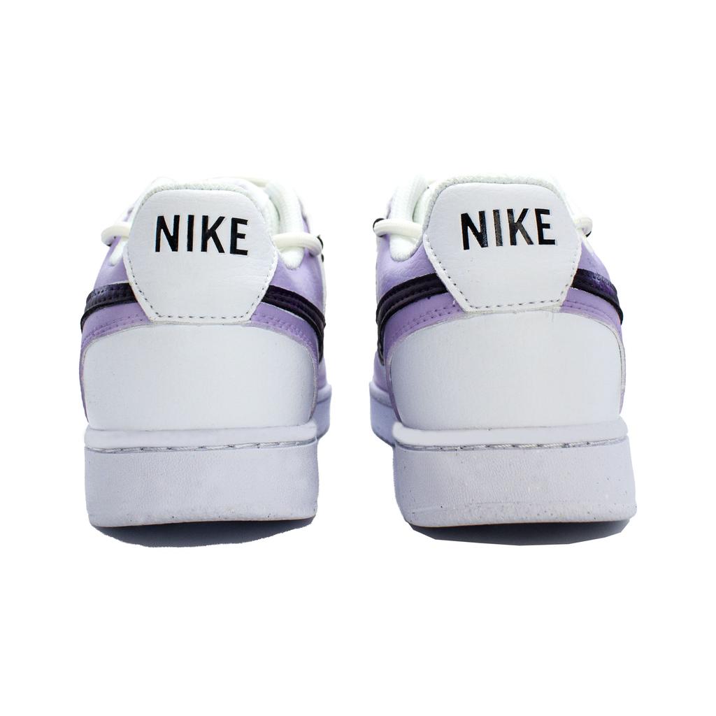 Nike Court Vision 1 Ink Dyed Galaxy Abrasion Resistant Low Top Skateboard Shoes Unisex Purple DH2987-101(Team1308-)