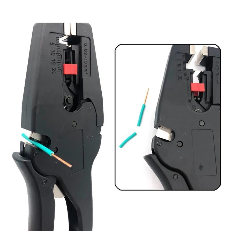Self-Adjusting Insulation Pliers Wire Stripper 0.03-10 Mm² Cutter Cable Scissors Wire Stripper Tool