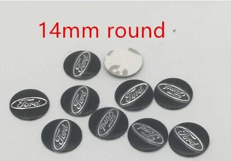 

Car Sticker Ford New 2025 Hot 2pcs 10pcs 14mm 18mm 21mm For ford car key fob case Badge button Badge logo straight folding remot 2pcs