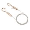1 Pcs Lifting Code Suitable For Light Panels Adjustable Hanging Clothesline Fixed Guardrail Lock Wire Rope Spring Hook